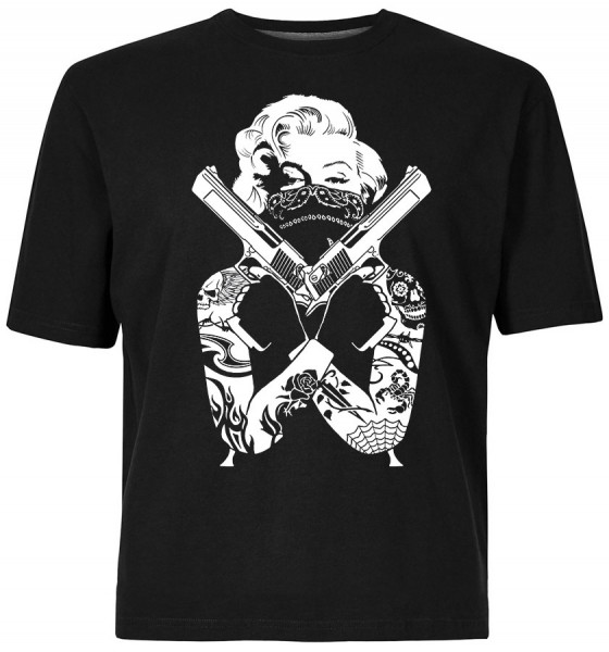 T-shirt Marilyn Monroe with Guns