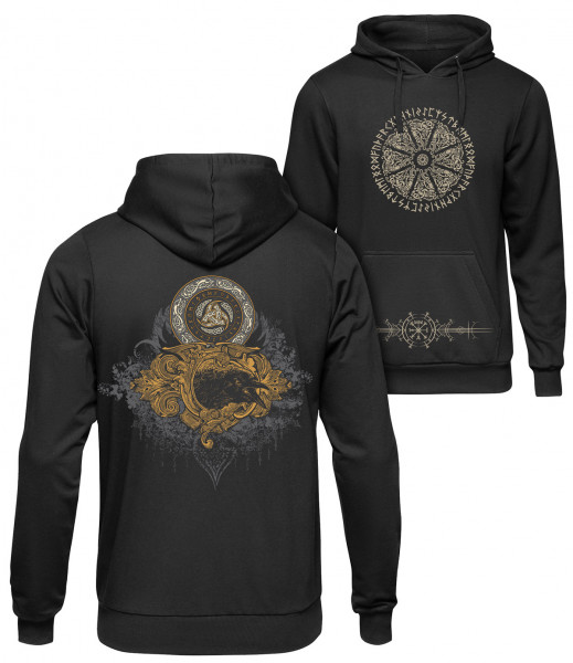 Hoodie Viking Crow