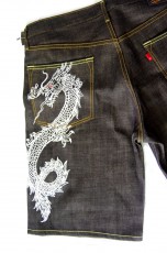 Jeans Shorts Dragon