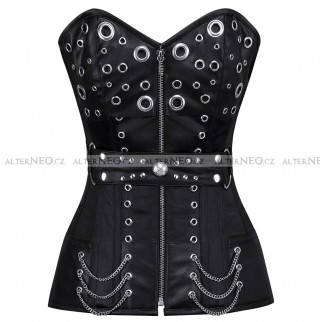 Black Gothic Corset Cynthia