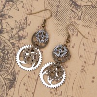 Steampunk Earrings Gears