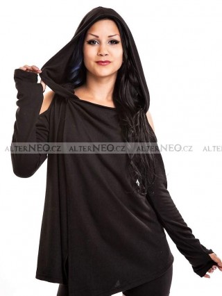 Punk Gothic Postapo hollow out top