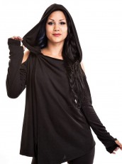 Punk Gothic Postapo hollow out top